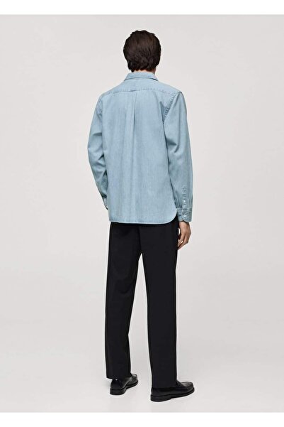 MANGO Man Normal Kesim Denim Gömlek