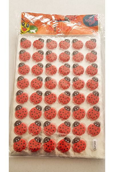 Modellino Autocolant cu relief Emoji de 30x17cm - Păsări cu fața zâmbitoare cu inimă, animale, steag, fructe și model de fluture