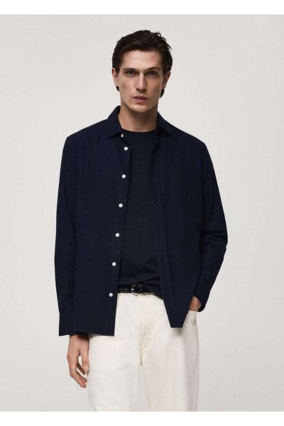 MANGO Man 100% Cotton Slim Fit Shirt