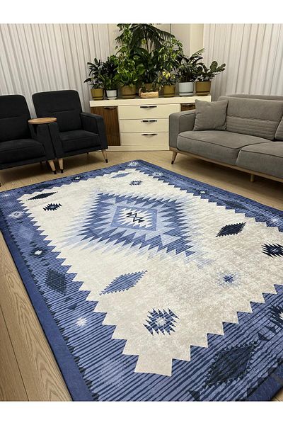 LİMAY Husa de covor practica fara burete - Lavabila - Decorativa - Tesatura de catifea - 6m2 (200x300)
