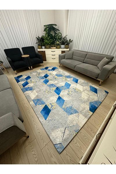 LİMAY Husa de covor practica fara burete - Lavabila - Decorativa - Tesatura de catifea - 6m2 (200x300)