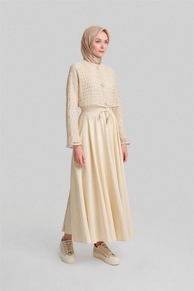 Armine Godeli Elastic Skirt 24Y1632 - Moonstone