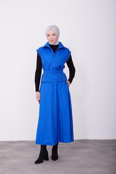 Armine Purple Blue Godeli Cup Skirt - 23K1526