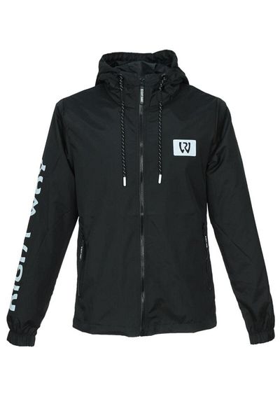 Sanalbolluk Hooded Sports Spring Coat Black Color