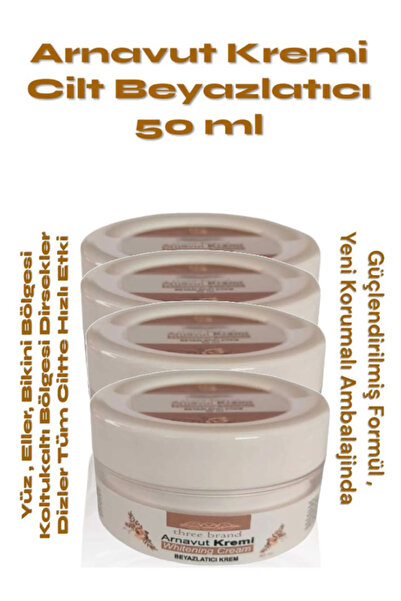 Kişisel ECZA Cilt Beyazlatıcı Arnavut Kremi 50 ml x 3 adet- Skin Whitening Cream