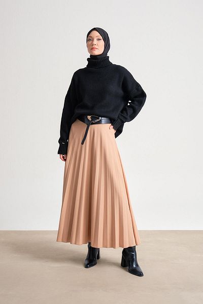 Armine Fusta Bej - Model Ort1535