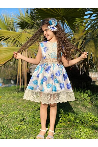 GND Girl's Floral Birthday Dress