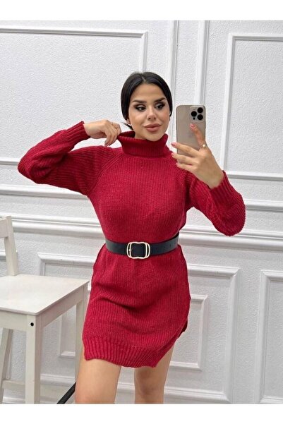 KAŞİHA Kadın Triko Selanik Örgü Tam Balıkçı Tunik