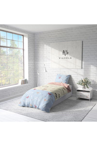 Viadela Taylor Swift Colorful Duvet Cover Set (Without Sheets)