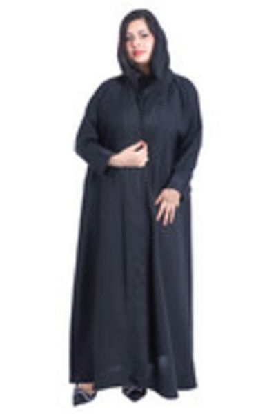 IKKXA Thread work Abaya AIK4031 Black