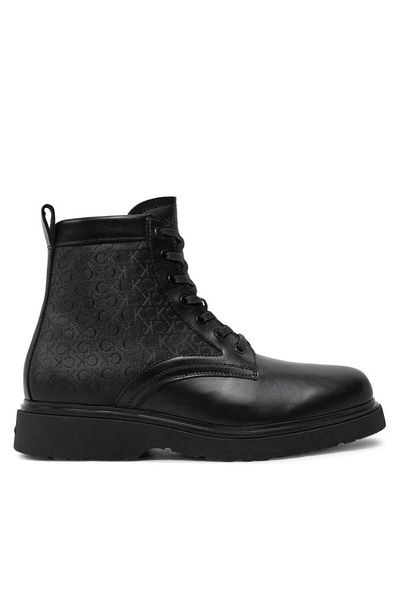 Calvin Klein Zip Mono Navy Blue Boots - Lace up Boot