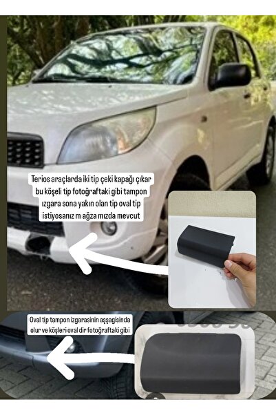 Lampsen Terios 2 ön tampon çeki demir kapağı köşeli tip