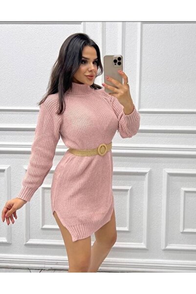 KAŞİHA Kadın Triko Selanik Örgü Tam Balıkçı Tunik