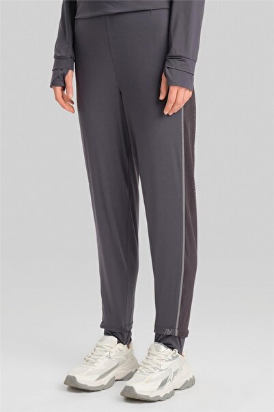 Armine Bilek Bantlı Beli Lastikli Pantolon 23k2516 Antrasit