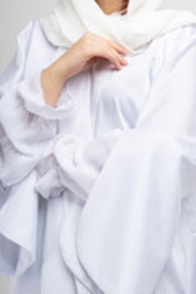 IKKXA Abaya AIK6022 White