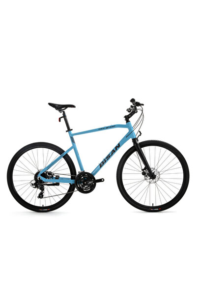 Bisan Yeni Bisan TRX 8400 Altus 700c Bebek Mavisi Trekking Bisikleti, 48 cm A...