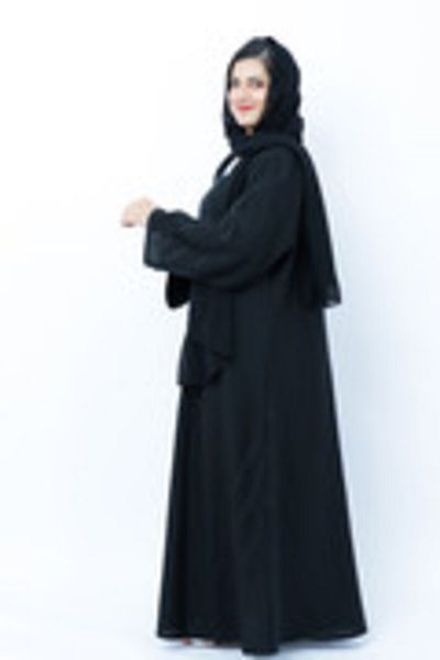 IKKXA Embellished Abaya AIK4014 Black