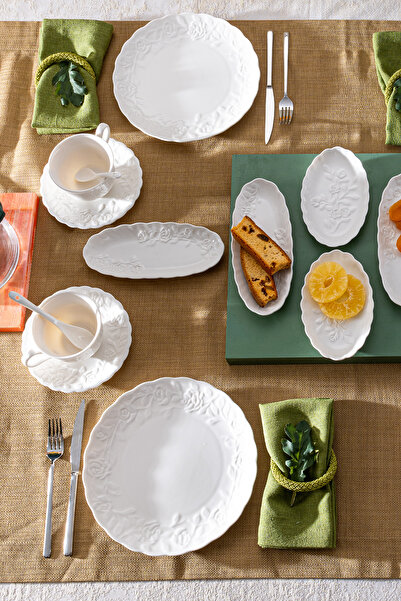 Emsan Rosy Porselen 30 Parça 6 Kişilik Kahvaltı Takımı