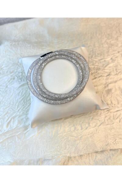 Silay Magnetic Dual-Use Spiral Bracelet with Glitter Stones
