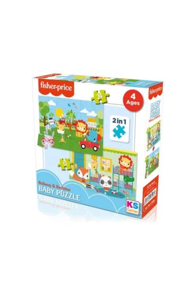 FISHER PRICE Baby Puzzle Railway & Bedtime 13406