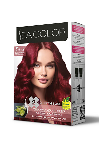 Sea Color 5.65 Çilek Kırmızısı Set Boya