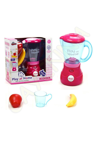 cayenna Işıklı Aksesuarlı Gerçekçi Hareketli Blender ve Mikser Pembe