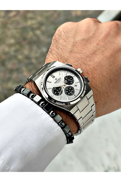 Naviforce Navıforce Steel Band Men's Wrist Watch + Steel Bracelet