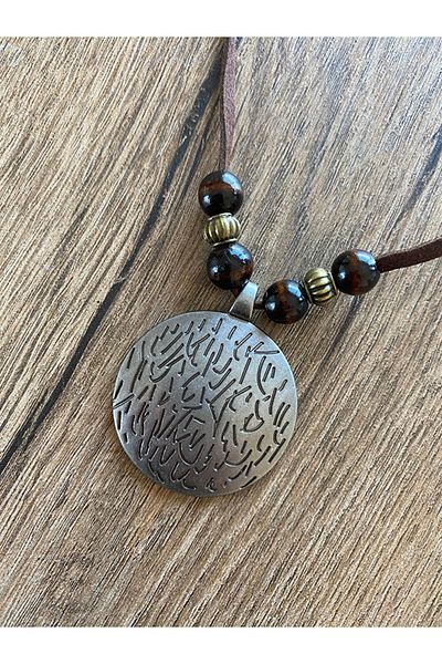 Store Retro Silver Color Metal Alloy Ethnic Necklace