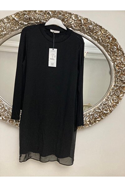 Puane Kokoş My Accessories Puane Front Chifon Detail Long Sleeve Blouse