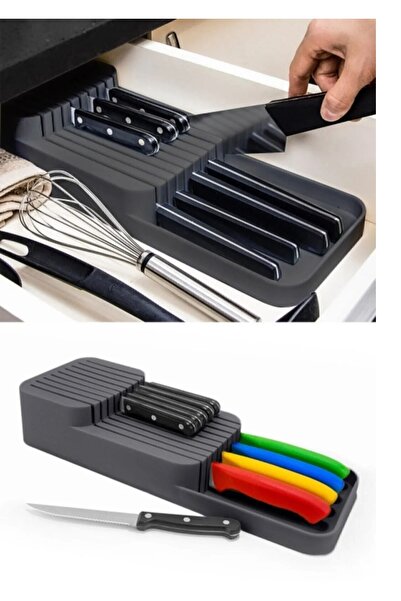 Dükkanönü Dükkanönü 2 reda antracit ormarića, organizator za noževe na radnoj...