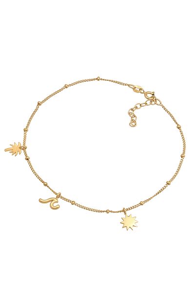 ELLI Dámský náramek - Palm Tree Boho Beach Summer Style 925 Silver Sterling