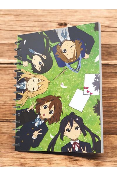 nihonwosekai K on A5 Anime Spiral Notebook 50 Sheets