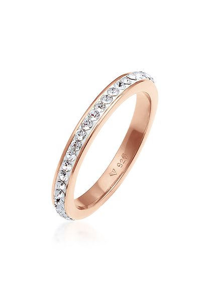 ELLI Ring Kristall 925 Sterling Silber