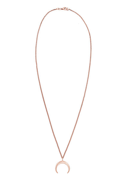 ELLI Dámský náhrdelník Crescent Moon Astro Blogger ze sterlingového stříbra 925