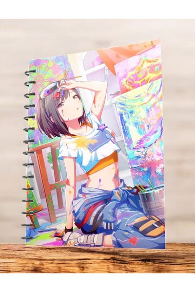 nihonwosekai 50 Sheets Hatsune Miku Colorful Pjsekai Project Sekai Anime A5 Boy Spiral Notebook Shinonome Ena