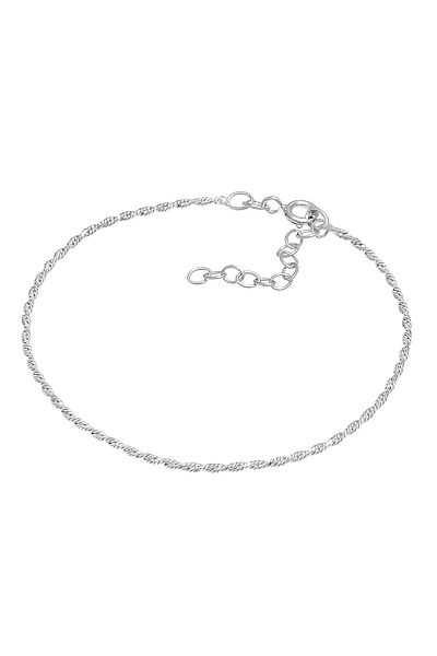 ELLI Brățară Doamnă Snur Răsucit Twist Basic Trend Ajustabilă În Argint Sterling 925