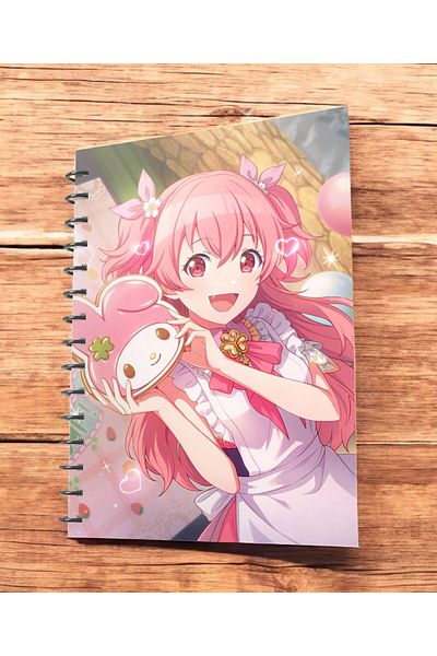 nihonwosekai 50 Sheets Hatsune Miku Colorful Pjsekai Project Sekai Anime A5 Boy Spiral Notebook Momoi Airi