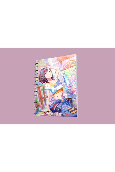 nihonwosekai 50 Sheets Hatsune Miku Colorful Pjsekai Project Sekai Anime A5 Boy Spiral Notebook Shinonome Ena