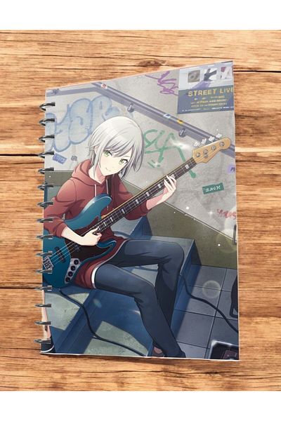 nihonwosekai 50 Sheets Hatsune Miku Colorful Pjsekai Project Sekai Anime A5 Boy Spiral Notebook Hinomori Shiho