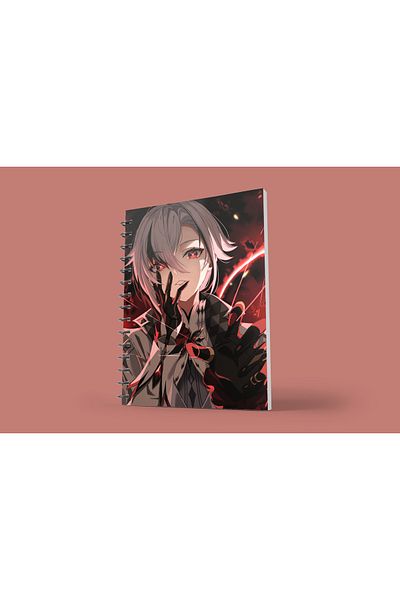 nihonwosekai Arlecchino Genshin A5 Boy Anime Notebook 50 Sheets