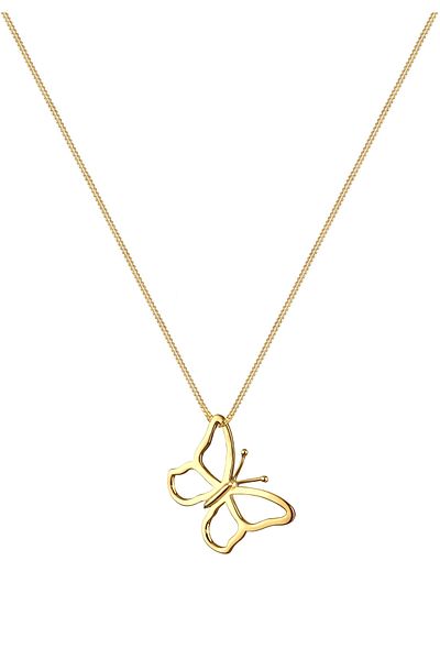 ELLI Necklace Ladies Butterfly Pendant Filigree In 925 Sterling Silver