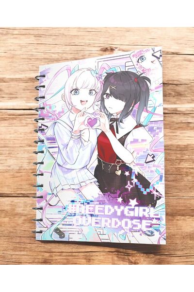 nihonwosekai Needy Girl Overdose Streamer K Angel A5 Anime Spiral Notebook 50 Sheets
