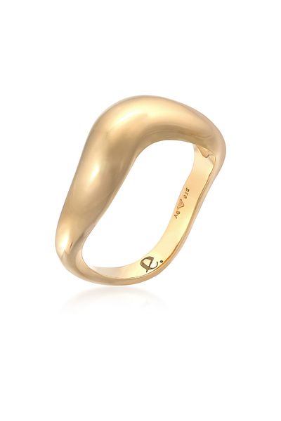 ELLI Ring Premium Ring Ladies Waves Trend In 925 Sterling Silver