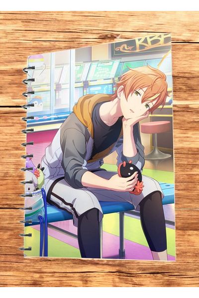 nihonwosekai 50 Sheets Hatsune Miku Colorful Pjsekai Project Sekai Anime A5 Boy Spiral Notebook Shinonome Akito