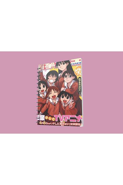 nihonwosekai Azumanga A5 Anime Spiral Notebook 50 Sheets