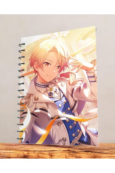 nihonwosekai 50 Sheets Hatsune Miku Colorful Pjsekai Project Sekai Anime A5 Boy Spiral Notebook Tenma Tsukasa