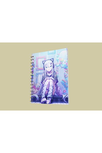 nihonwosekai 50 Sheets Hatsune Miku Colorful Pjsekai Project Sekai Anime A5 Boy Spiral Notebook Yoisaki Kanade