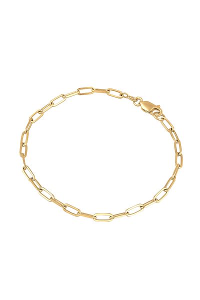 ELLI Bracelet Ladies Links Oval Basic Chain Blogger Trend In 925 Sterling Silver