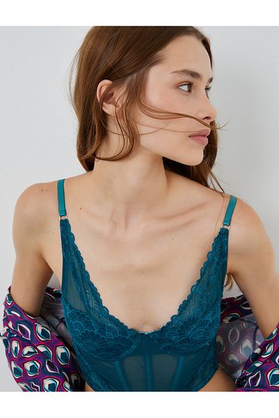 Koton Push Up Bralet melltartó alátámasztott, párnázott alsóhuzal borítású