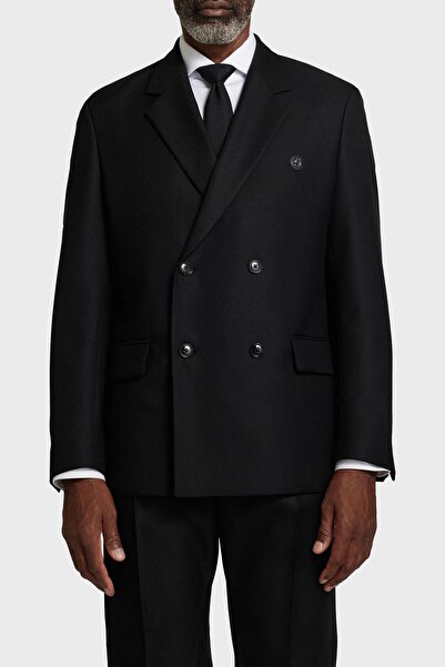 BOSS Yünlü Kruvaze Klasik Ceket Erkek CEKET 50527943 001